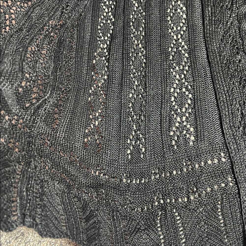 NWT No Boundaries Charcoal Knit Sweater - Picture 8 of 13